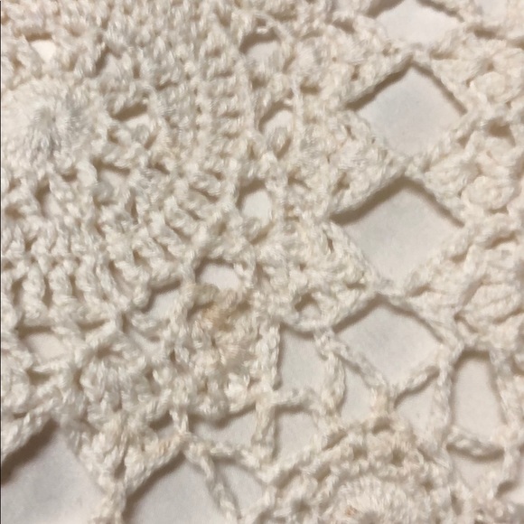 Lauren Ralph Lauren cream colored crochet knit top - Picture 8 of 8
